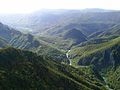 Zgornja dolina Neretve, območje vasi Glavatičevo, navzgor od Konjica.
