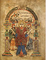 De arrestatie verbeeld in de Book of Kells, ca. 800
