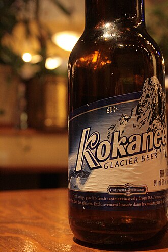 Grays Peak is featured on the label of Kokanee beer. Kokanee.jpg