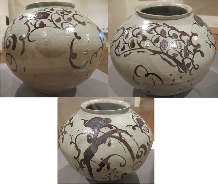 File:Korean jar, 18th century, porcelain with dragon design, HAA II.JPG