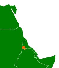 Поширення мови кунама в Еритреї.