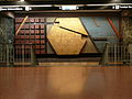 Català: Metro L3 Estació Diagonal. L'Eixample. Accés per pg. de Gràcia amb Diagonal (Barcelona). Escultor: Josep Maria Subirachs. Material: Formigó policromat. 1969. This is a photo of public art indexed in the cataloge Art Públic of Barcelona (Spain) under the code number 2432-1 (prefixed with territorial id: 08019/2432-1) Object location 41° 23′ 45.96″ N, 2° 09′ 35.53″ E  View all coordinates using: OpenStreetMap