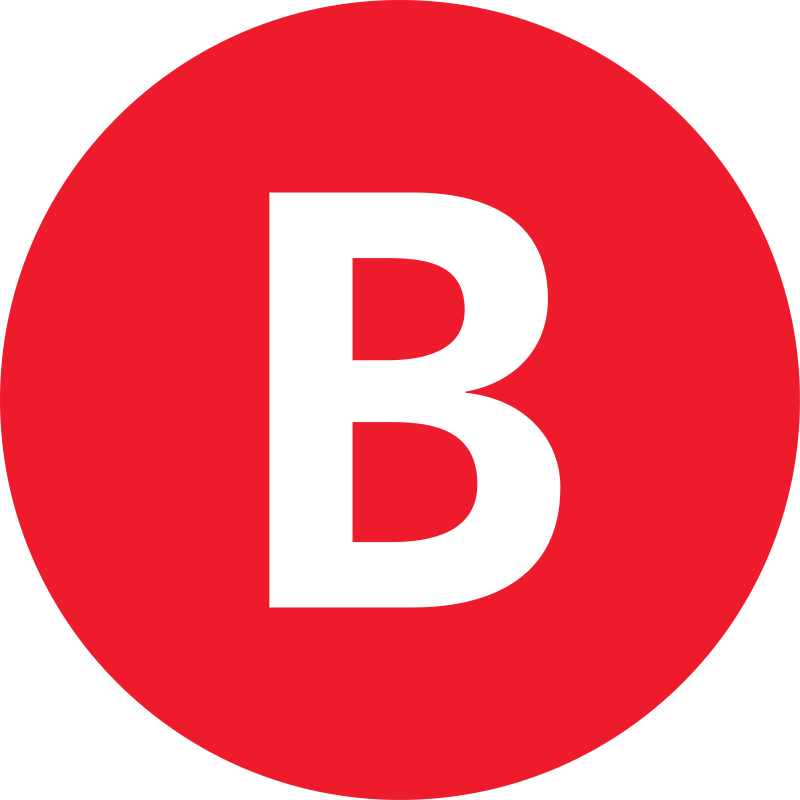 B