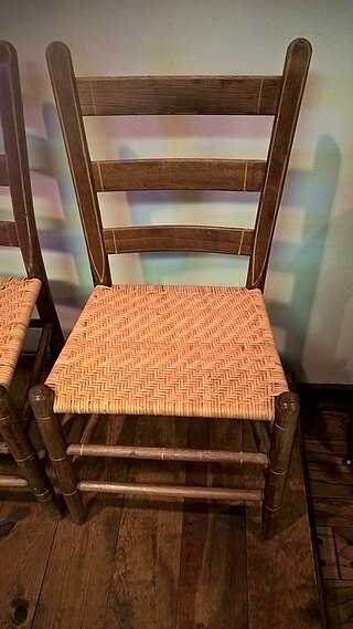 <span class="mw-page-title-main">Ladderback chair</span> Chair backed with spindles or slats