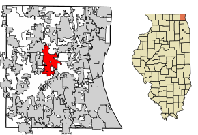 Kart over Grayslake (Illinois)