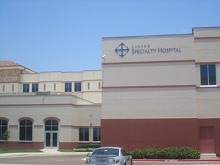 Laredo Specialty Hospital, near the Laredo Medical Center, handles certain patients requiring long-term care.