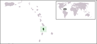Locatie van Saint Lucia