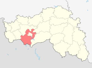Белгородский район на карте