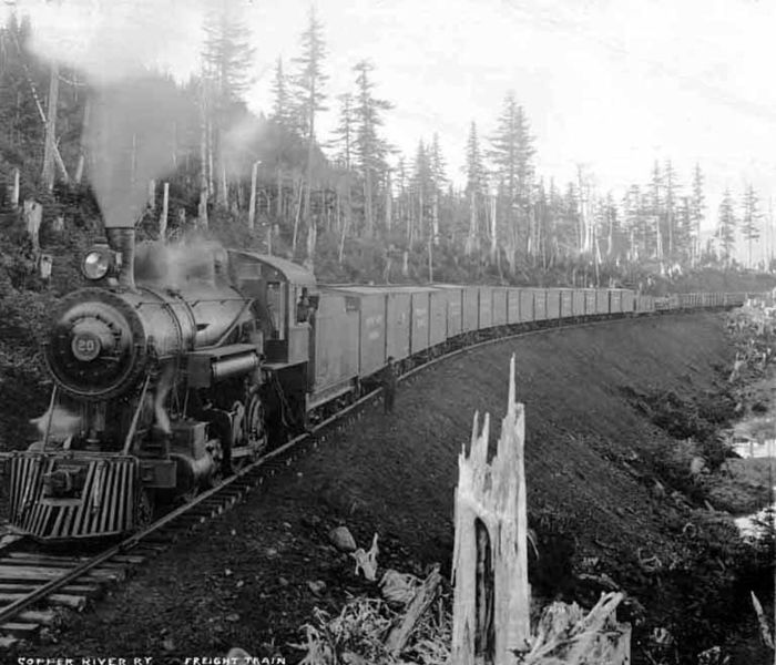 File:Locomotive No 20 pulling freight train at Mile 2, vicinity of Cordova, 1908 (Part 1 of 2) (HEGG 746).jpeg