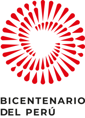 Logotipo del Bicentenario de la Independencia del Perú - Vertical.png