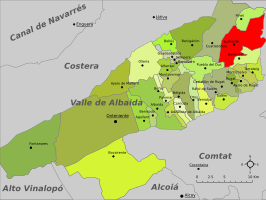 Resultado de imagen de llutxent comarca