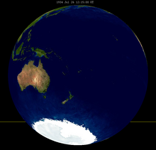 Lunar eclipse from moon-1934Jul26.png