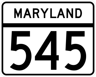 <span class="mw-page-title-main">Maryland Route 545</span>