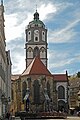 Frauenkirche (mit gesamter Ausstattung, darunter Glockenspiel und Turmuhr mit elektrischem Aufzug, Spielwerk und Läuteanlage - vier Glocken mit Motoren und ein Gebetshammer)