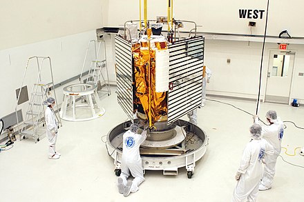 MESSENGER being prepared for launch