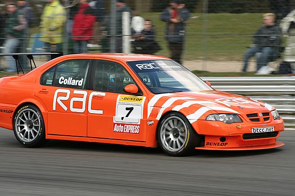 Rob Collard in a Team RAC MG