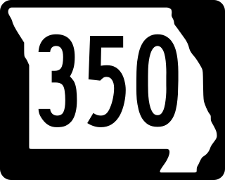 <span class="mw-page-title-main">Missouri Route 350</span> State highway in western Missouri