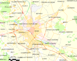 Reims - Carte