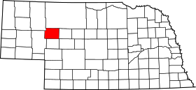 Map of Nebraska highlighting Grant County.svg