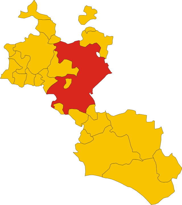 Poziția localității Comune di Caltanissetta
