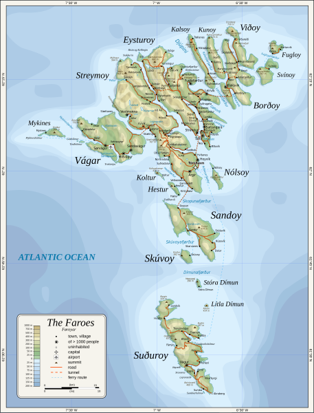 Tiedosto:Map of the Faroe Islands en.svg