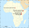 Map of the fossil sites of apes and earliest hominids HEB 01.svg