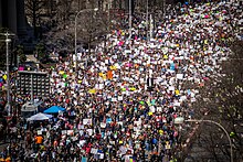 Gun violence protests, on gun control laws. (March for Our Lives) March for Our Lives (41019933602).jpg