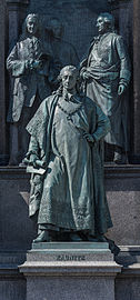 Wenzel Anton Kaunitz on the base of the Maria-Theresia monument