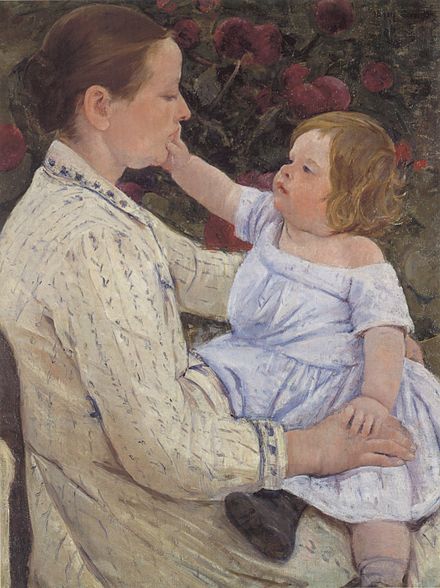 The Child's Caress, 1890