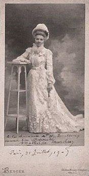 Mathilde Marchesi was both an important singer and teacher of singing at the turn of the 20th century. Matilde Marchesi.jpg