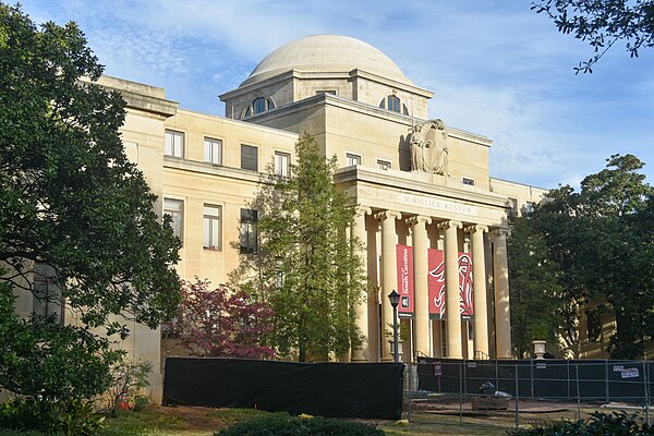 The McKissick Museum sits prominently at the head of the USC Horseshoe