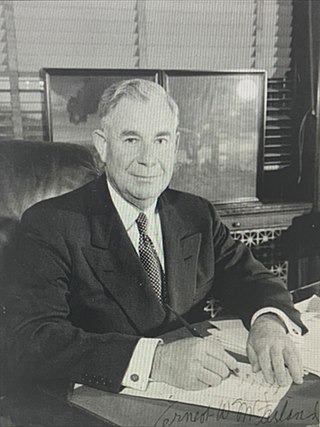 <span class="mw-page-title-main">Ernest McFarland</span> American politician and jurist from Arizona (1894–1984)