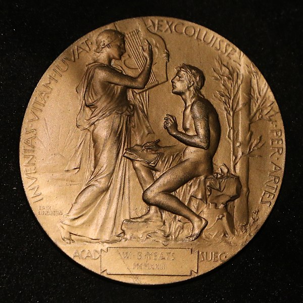 File:Medaglia del premio nobel vinto da William Butler Yeats nel 1923.jpg