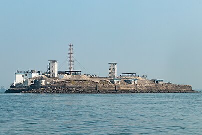 Middle Ground Coastal Battery, Arabian Sea, Mumbai, India