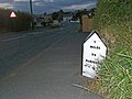 Milestone on A 478 at Wooden - geograph.org.uk - 218135.jpg