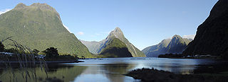Milford Sound / Piopiotahi Fiord in the south west of New Zealands South Island