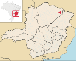 Taiobeiras - Carte