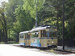 Gothawagen auf der Linie 87 der Woltersdorfer Straßenbahn