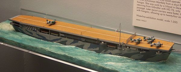 Model of Audacity in the Merseyside Maritime Museum.