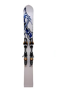 Monoski single wide ski used for skiing