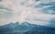 January 14: Mount Lamington erupts in New Guinea. Mount Lamington 1951.jpg