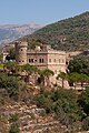 Moussa's castle near Beiteddine, Lebanon. View from the road from Deir al-Qamar
