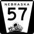 Marqueur Nebraska Highway 57