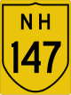 National Highway 147 -kilpi}}