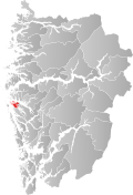 Kart over Austrheim