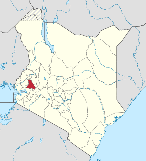 Nandi County in Kenya.svg