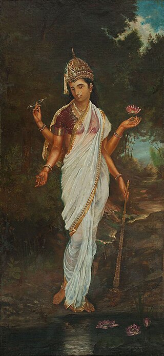 <span class="mw-page-title-main">Mohini</span> Hindu goddess of enchantment, the only female avatar of Vishnu