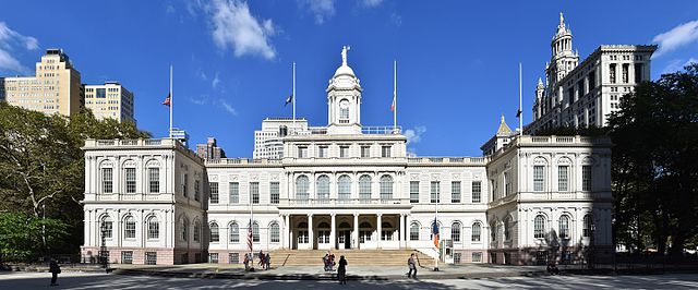 New York City Hall in October 2016