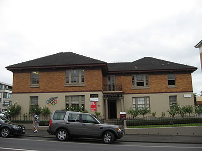 The headquarters of the New Zealand Olympic Committee in Parnell, Auckland.