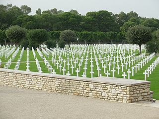 North Africa American Cemetery and Memorial cemetery in Tunisia